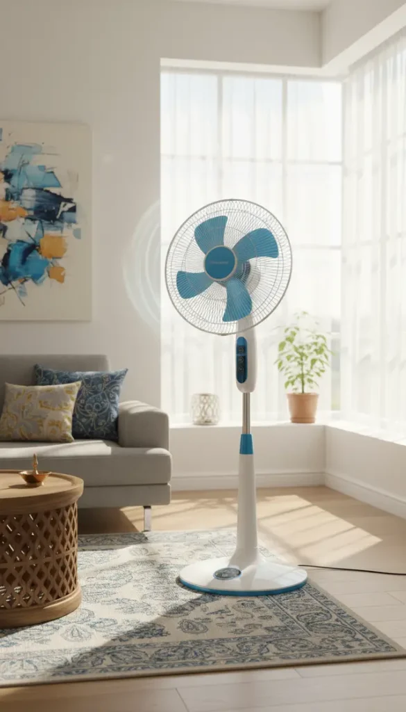 Pedestal fan, standable fan